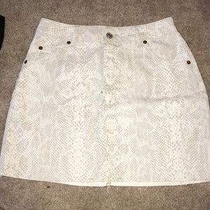 snake skin top shop skirt!